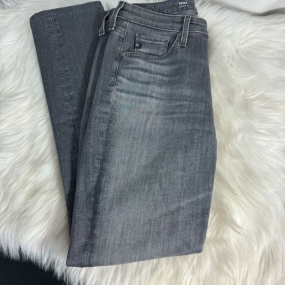 AG Adriano Goldschmied The Prima Blue-Grey Cigarette Leg Jeans Sz 26R - Picture 3 of 9